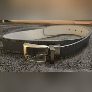 Nike Golf Reversible Belt White/gray Leather Men’s Size 34